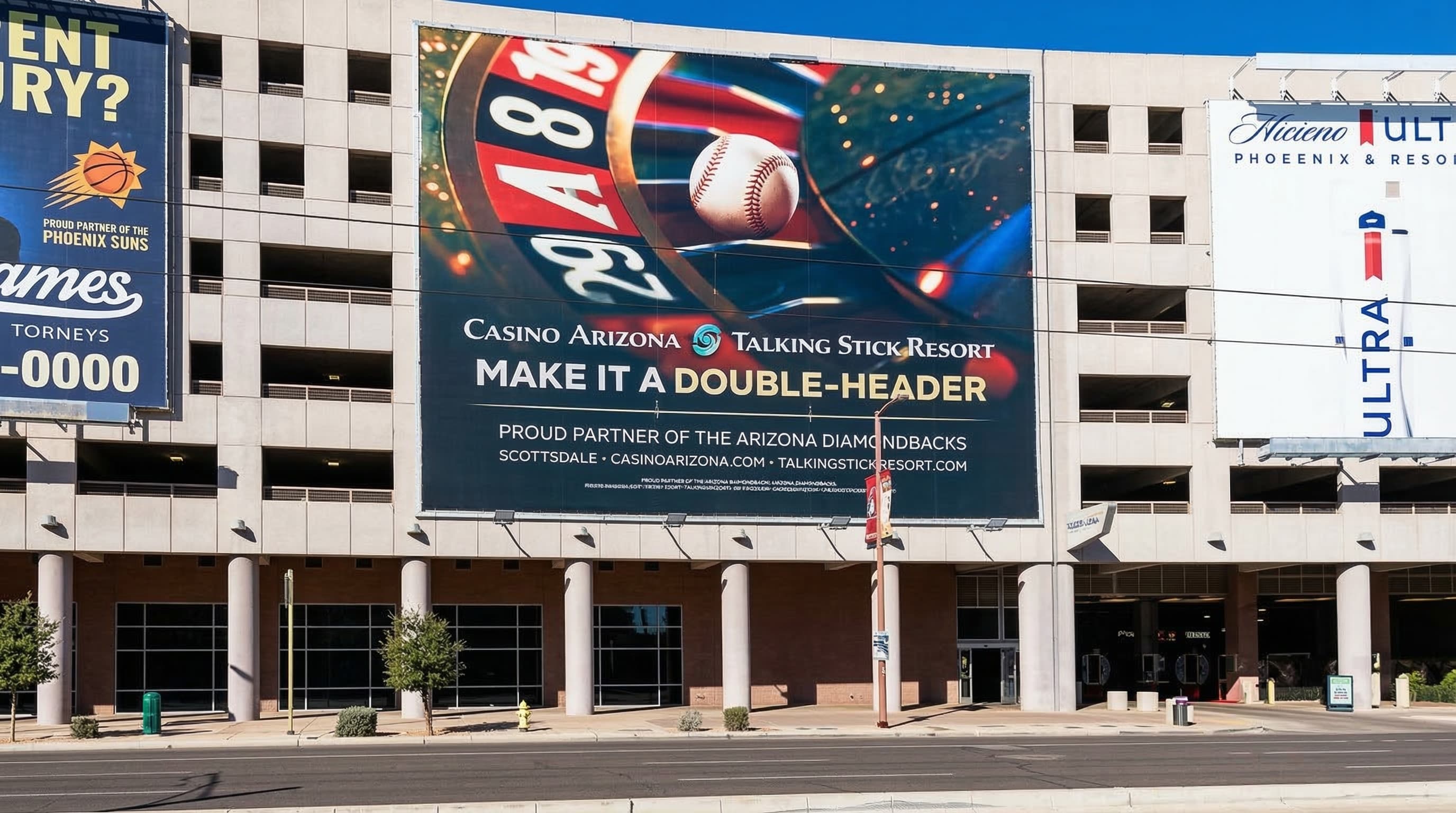 Diamondbacks partnership building wrap