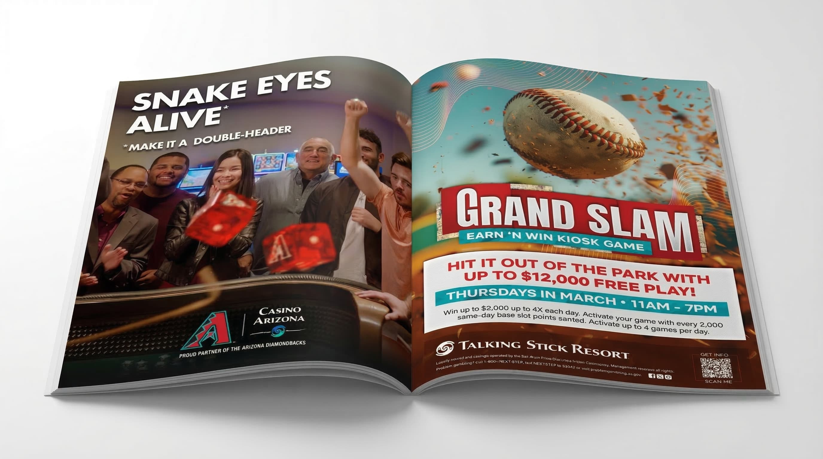 Magazine spread layout