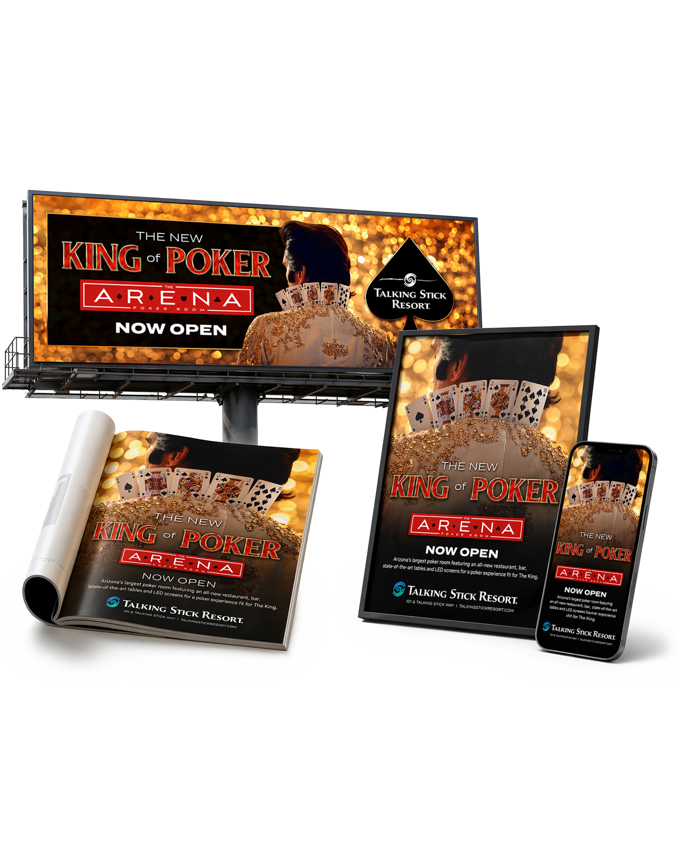 The New King of Poker, collage of program deliverables