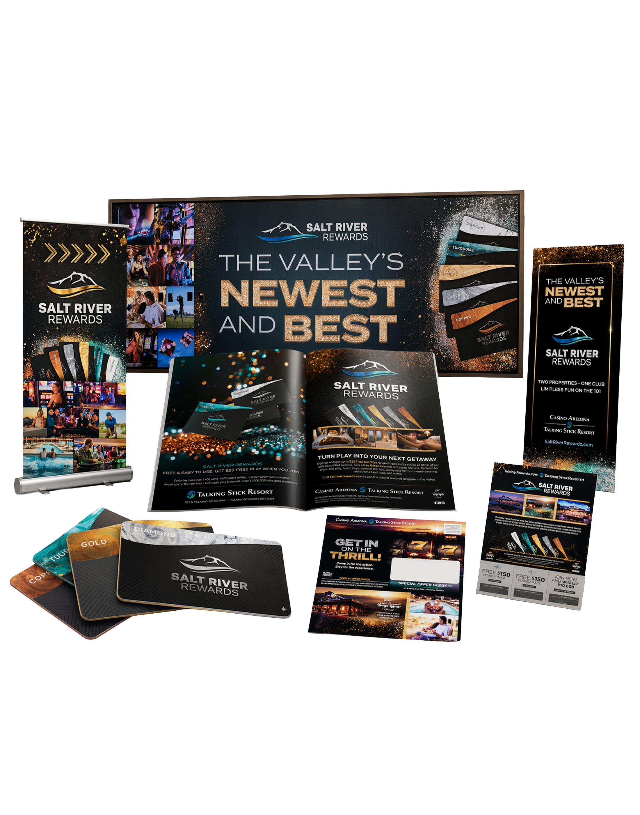 Salt River Rewards, collage of program deliverables